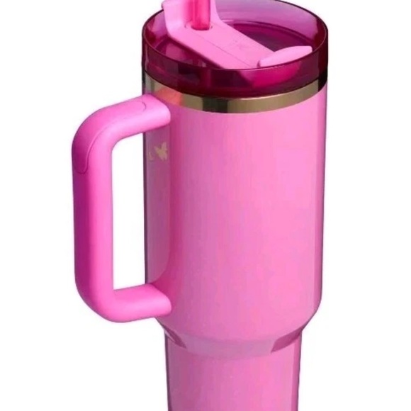 2024 Stanley 40oz Tumbler (Wicked Theme, Glinda) with new straws. - Picture 2 of 12